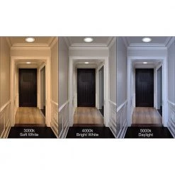 8 in. Canless New Construction Remodel High Output 3000 Lumens Selectable Integrated LED Recessed Trim Light (8-Pack) by ETi -ETi Sales eti recessed lighting trims 53189111 8pk 40 1000
