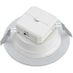 8 in. Canless New Construction Remodel High Output 3000 Lumens Selectable Integrated LED Recessed Trim Light (8-Pack) by ETi -ETi Sales eti recessed lighting trims 53189111 8pk a0 1000