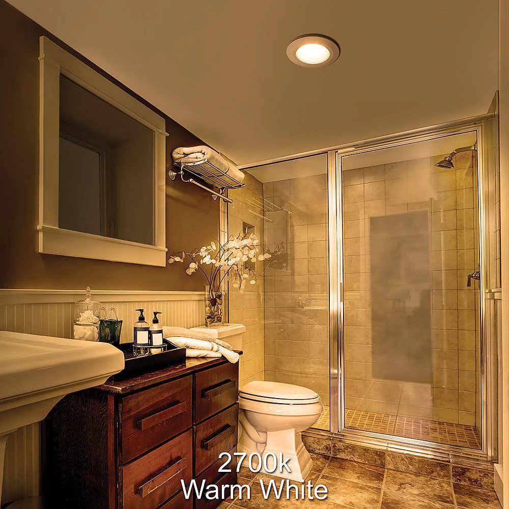 5 in./6 in. 2700K Warm White Integrated LED Recessed Trim Downlight 670 Lumens Wet Rated Dimmable (4-Pack) by ETi 3 5 in./6 in. 2700K Warm White Integrated LED Recessed Trim Downlight 670 Lumens Wet Rated Dimmable (4-Pack) by ETi - Image 3