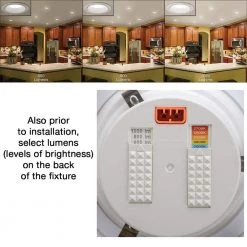 6 in. 30-in-1 Configurations Selectable CCT Integrated LED Recessed Light Trim Downlight Wet Rated (8-Pack) by ETi -ETi Sales eti recessed lighting trims 53801102 8pk 1d 1000