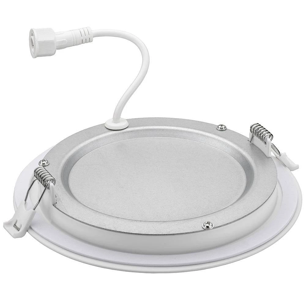 6 in. Low Profile Canless Selectable Integrated LED Recessed Light Trim 900 Lumens Dimmable Wet Rated (12-Pack) by ETi 3 6 in. Low Profile Canless Selectable Integrated LED Recessed Light Trim 900 Lumens Dimmable Wet Rated (12-Pack) by ETi - Image 3