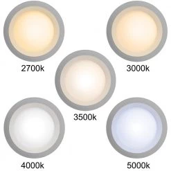 6 in. Low Profile Canless Selectable Integrated LED Recessed Light Trim 900 Lumens Dimmable Wet Rated (12-Pack) by ETi 18 6 in. Low Profile Canless Selectable Integrated LED Recessed Light Trim 900 Lumens Dimmable Wet Rated (12-Pack) by ETi -ETi Sales eti recessed lighting trims 53807103 12pk 4f 1000