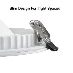 5 in. Canless New Construction Remodel Selectable Integrated LED Recessed Trim Light 900 Lumens Wet Rated by ETi -ETi Sales eti recessed lighting trims 53807211 1d 1000