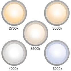 LowPro 8 in. Canless Selectable CCT Integrated LED Recessed Light Trim with Night Light 1800 Lumens Wet Rated Dimmable by ETi -ETi Sales eti recessed lighting trims 53829102 1d 1000