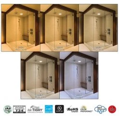 6 in. Canless Selectable CCT LED Recessed Light Trim Integrated Junction Box 2-Way Mounting Recessed Boxless 880 Lumens by ETi -ETi Sales eti recessed lighting trims 538421020 66 1000