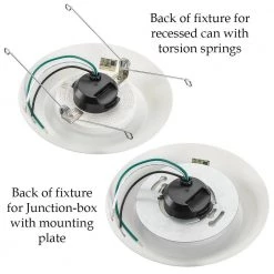 Disk Light Kit 5 in./6 in. 3000K Integrated LED Recessed Light Trim with Brushed Nickel Trim Cover (12-Pack) by ETi -ETi Sales eti recessed lighting trims 56578111kitbn12 1d 1000