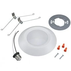 Disk Light Kit 5 in./6 in. 3000K Integrated LED Recessed Light Trim with Oil Rubbed Bronze Trim Cover (2-Pack) by ETi 13 Disk Light Kit 5 in./6 in. 3000K Integrated LED Recessed Light Trim with Oil Rubbed Bronze Trim Cover (2-Pack) by ETi -ETi Sales eti recessed lighting trims 56578111kitob2 66 1000