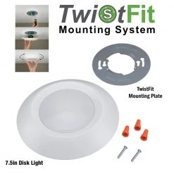 5 in./6 in. Selectable CCT Integrated LED Recessed Light Trim Disk Light 1500 Lumens Mount to Recessed Can or J-Box by ETi -ETi Sales eti recessed lighting trims 56578311 c3 1000
