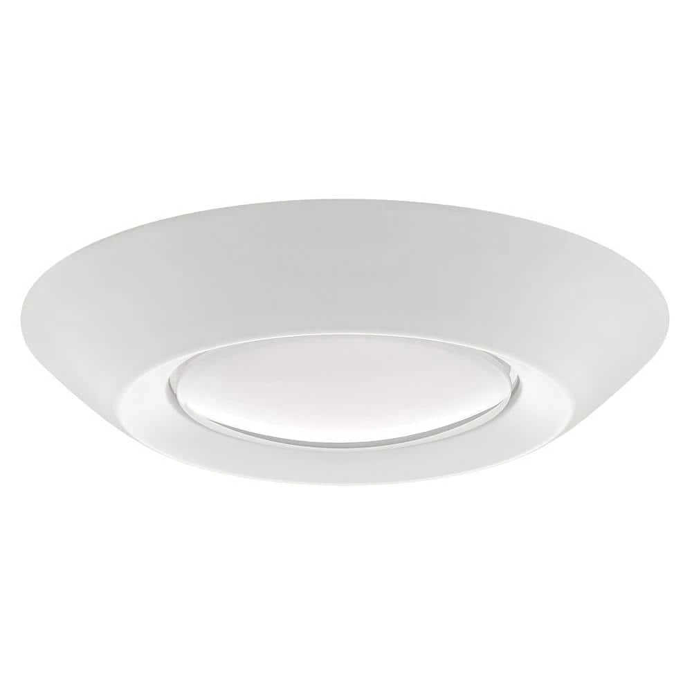 5 in./6 in. 20-Watt 3000K Soft White Integrated LED Recessed Trim Disk Light 1500 Lumen Mount into Recessed Can or J-Box by ETi 1 5 in./6 in. 20-Watt 3000K Soft White Integrated LED Recessed Trim Disk Light 1500 Lumen Mount into Recessed Can or J-Box by ETi