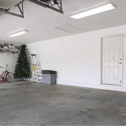 4 ft. High Output 5200 Lumens Integrated LED Dimmable White Wraparound Light 4000K Bright White 120-277V (4-Pack) by ETi -ETi Sales eti wraparound lights 54677441 4pk 40 1000