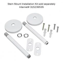 4 ft. 5000 Lumens Commercial Integrated LED White Direct Indirect Wraparound Light with Uplight Feature 4000K by ETi -ETi Sales eti wraparound lights 56567241 44 1000