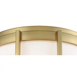 Bezel Set 10 in. 1-Light Honey Gold LED Flush Mount with Etched White Glass by George Kovacs -ETi Sales honey gold george kovacs flush mount lights p953 1 248 l 4f 1000