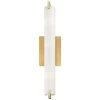 Tube 3-Light Honey Gold Wall Sconce by George Kovacs