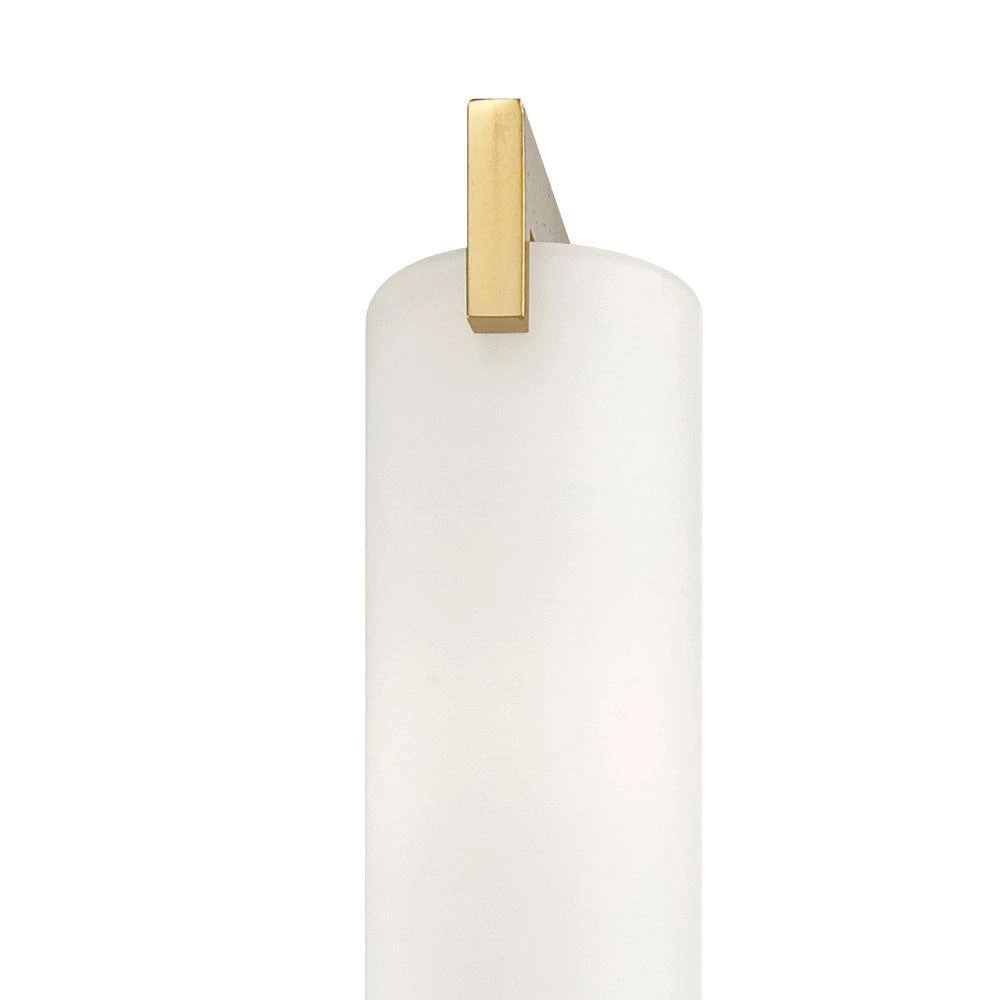 Tube 100-Watt Equivalence Honey Gold Integrated LED Bath Vanity Light Bar by George Kovacs 2 Tube 100-Watt Equivalence Honey Gold Integrated LED Bath Vanity Light Bar by George Kovacs - Image 2