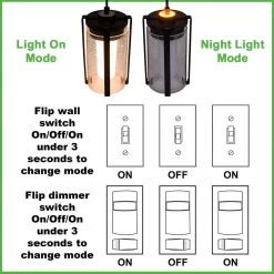 Integrated LED Matte Black Pendant Light Kitchen Remodel Lighting Adjust Color Temp w/ Night Light Seeded Glass (4-Pack) by ETi -ETi Sales matte black 4 pack eti pendant lights 547041110 4pk 66 1000