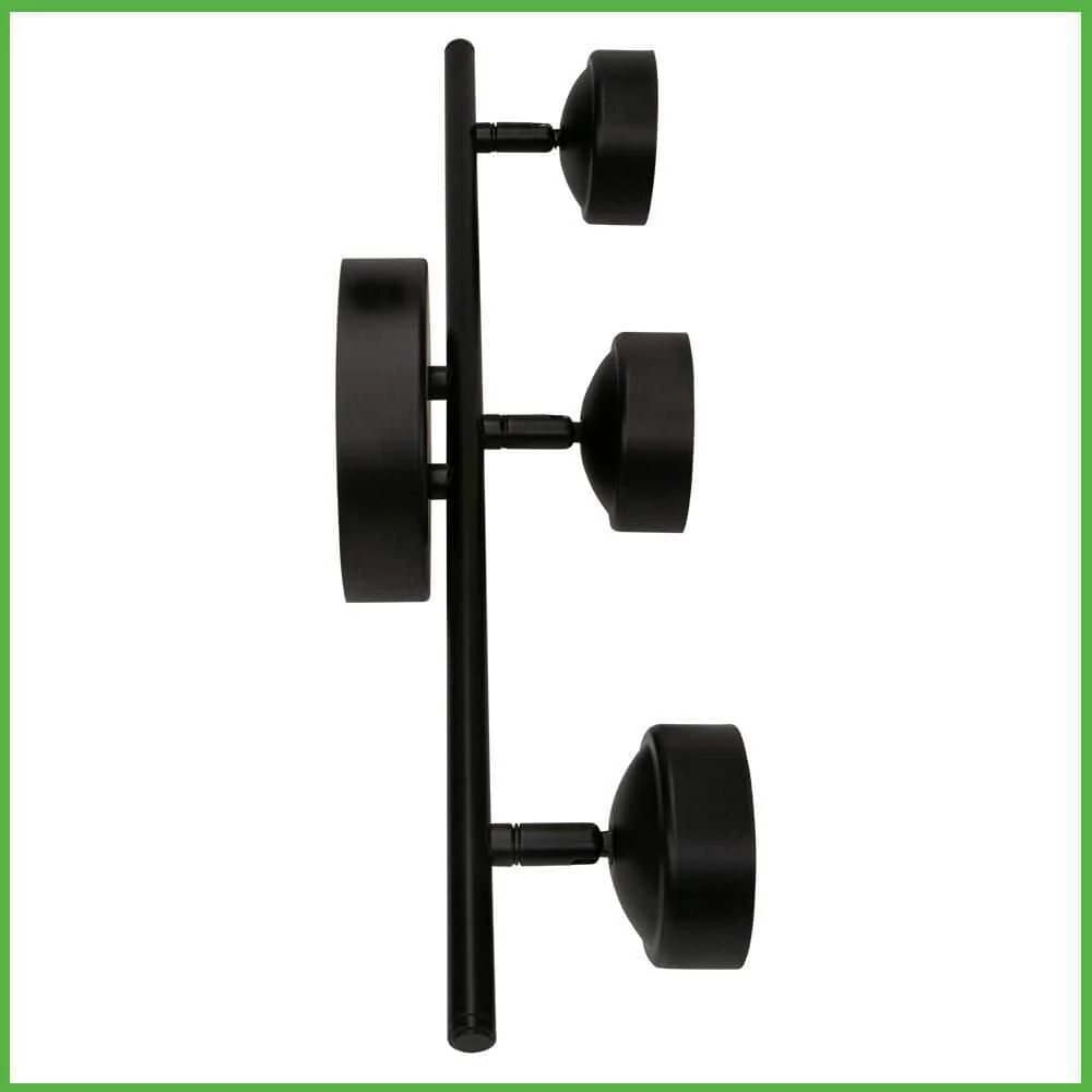 20 in. 3-Light Matte Black Adjustable Color Temperature and Heads Integrated LED Fixed Track Lighting Kit by ETi 3 20 in. 3-Light Matte Black Adjustable Color Temperature and Heads Integrated LED Fixed Track Lighting Kit by ETi - Image 3