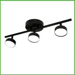 20 in. 3-Light Matte Black Adjustable Color Temperature and Heads Integrated LED Fixed Track Lighting Kit by ETi 17 20 in. 3-Light Matte Black Adjustable Color Temperature and Heads Integrated LED Fixed Track Lighting Kit by ETi -ETi Sales matte black eti track lighting kits 534011020 4f 1000