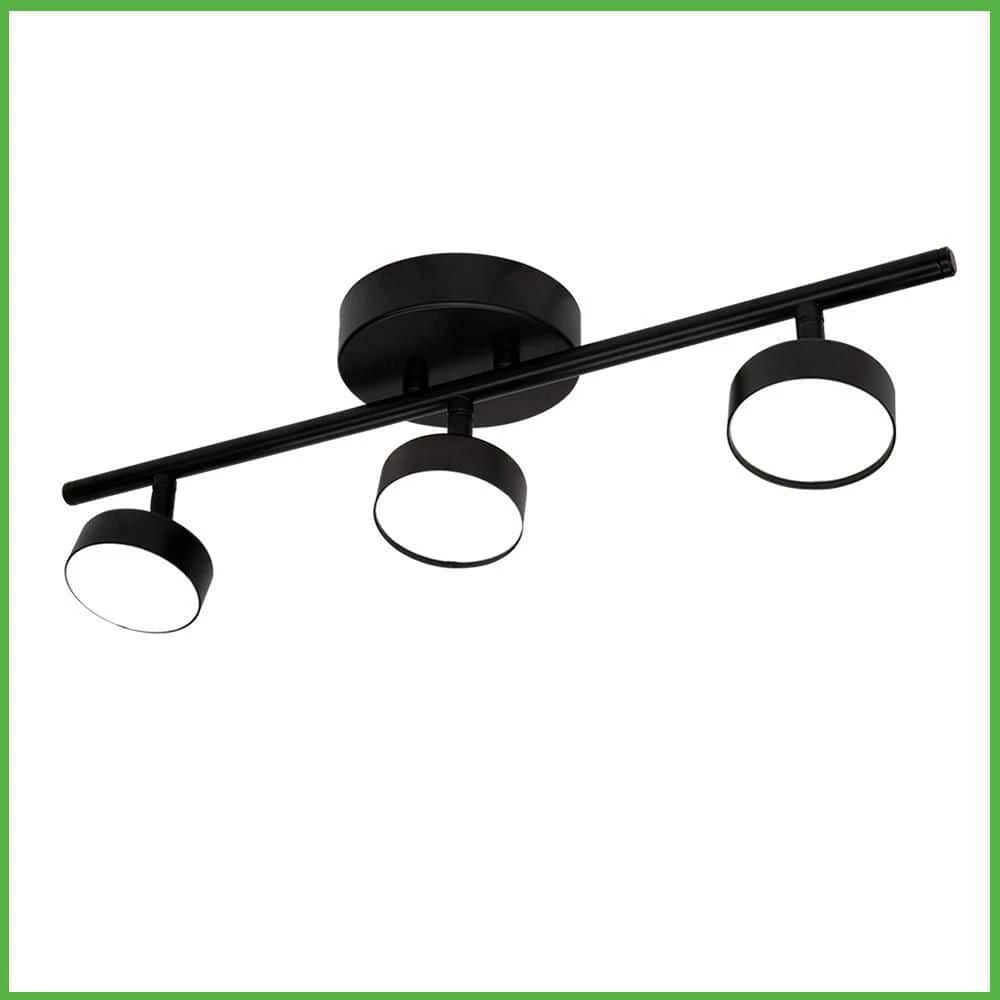 20 in. 3-Light Matte Black Adjustable Color Temperature and Heads Integrated LED Fixed Track Lighting Kit by ETi 8 20 in. 3-Light Matte Black Adjustable Color Temperature and Heads Integrated LED Fixed Track Lighting Kit by ETi - Image 8