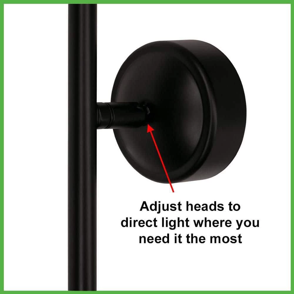 20 in. 3-Light Matte Black Adjustable Color Temperature and Heads Integrated LED Fixed Track Lighting Kit by ETi 4 20 in. 3-Light Matte Black Adjustable Color Temperature and Heads Integrated LED Fixed Track Lighting Kit by ETi - Image 4