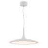 Hover 100-Watt Equivalence Integrated LED Matte White Pendant by George Kovacs