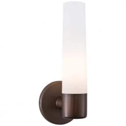 Saber 1-Light Painted Copper Bronze Patina Wall Sconce by George Kovacs