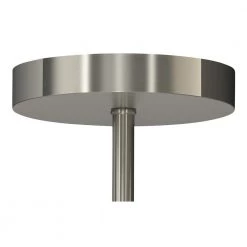 Night Moves 250-Watt Integrated LED Plated Pewter Pendant with White Acrylic Shade by George Kovacs -ETi Sales plated pewter george kovacs chandeliers p1675 084c l 4f 1000