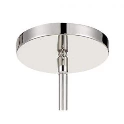 Side Step 250-Watt Equivalence Integrated LED Polished Nickel and Coal Chandelier with Etched White Diffuser by George Kovacs 8 Side Step 250-Watt Equivalence Integrated LED Polished Nickel and Coal Chandelier with Etched White Diffuser by George Kovacs -ETi Sales polished nickel george kovacs chandeliers p5345 572 l 4f 1000