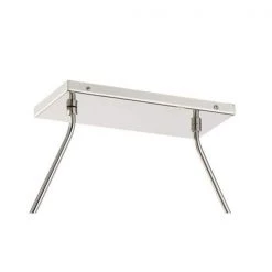 Charming 8-Light Charming Polished Nickel Island Chandelier with Clear Glass Accents by George Kovacs -ETi Sales polished nickel george kovacs chandeliers p5388 613 4f 1000