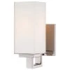 1-Light Polished Nickel Wall Sconce by George Kovacs