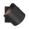 Revolve 2-Light Sand Black LED Outdoor Contemporary Light Sconce by George Kovacs
