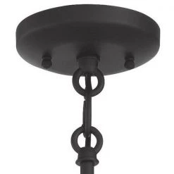 Traveler 4-Light Coal and Brushed Nickel Pendant by George Kovacs -ETi Sales sand coal and brushed nickel george kovacs chandeliers p1494 712 4f 1000