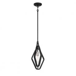 Traveler 4-Light Coal and Brushed Nickel Pendant by George Kovacs