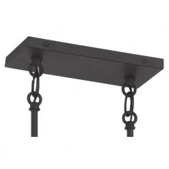 Traveler 6-Light Sand Coal and Brushed Nickel Island Chandelier by George Kovacs -ETi Sales sand coal and brushed nickel george kovacs chandeliers p1496 712 4f 1000