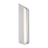 Launch 1-Light Sand Silver LED Outdoor Light Sconce by George Kovacs