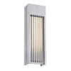 Midrise 1-Light Sand Silver LED Outdoor Light Sconce by George Kovacs