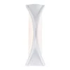 Roll Up 1-Light Sand White LED Outdoor Light Sconce by George Kovacs