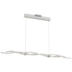 Tidalist 1-Light Integrated LED Silver Pendant Light by George Kovacs