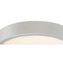 60-Watt Equivalent Silver Integrated LED Flush Mount by George Kovacs 8 60-Watt Equivalent Silver Integrated LED Flush Mount by George Kovacs -ETi Sales silver george kovacs flush mount lights p841 609 l 4f 1000