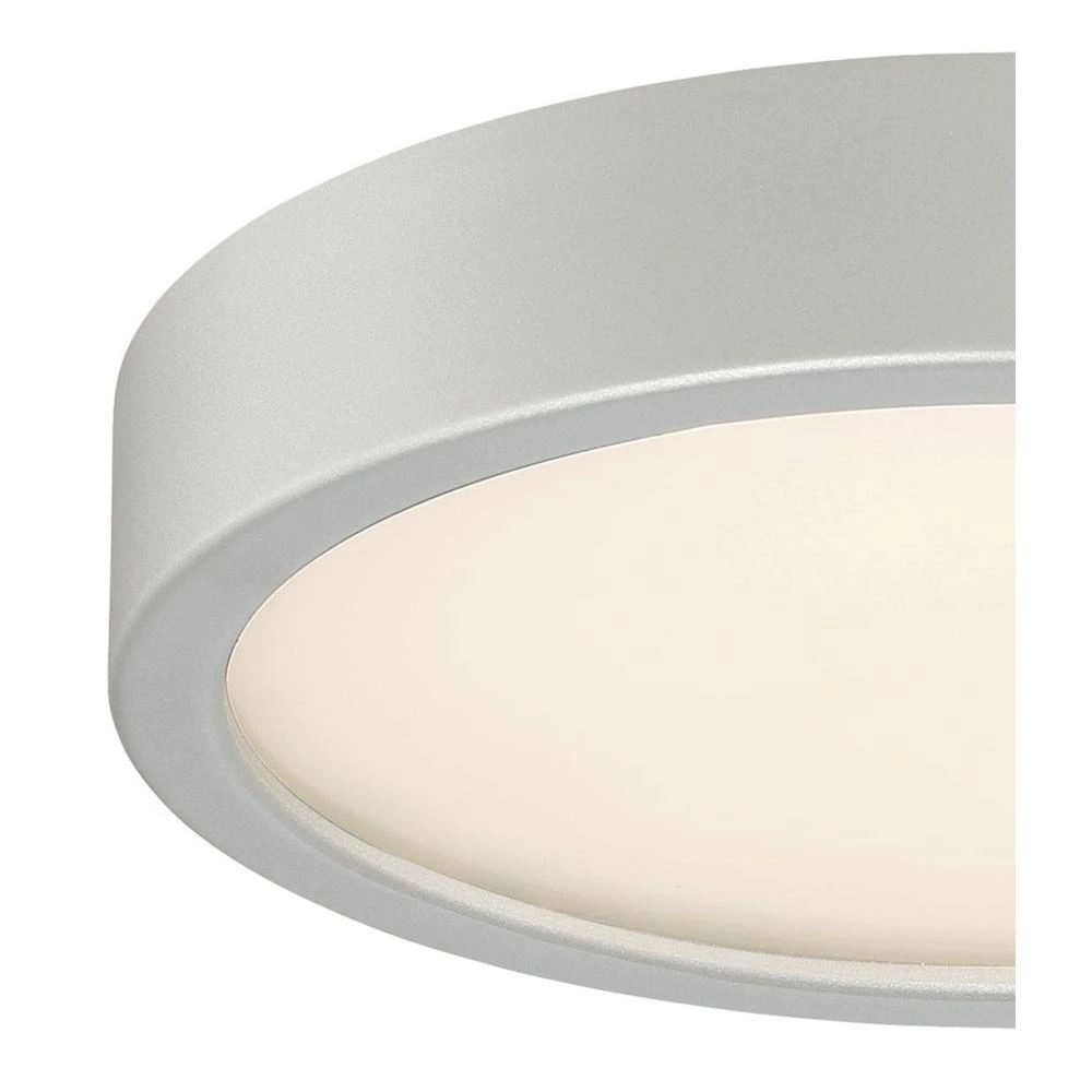 60-Watt Equivalent Silver Integrated LED Flush Mount by George Kovacs 2 60-Watt Equivalent Silver Integrated LED Flush Mount by George Kovacs - Image 2
