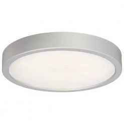 75-Watt Equivalent Silver Integrated LED Flush Mount by George Kovacs