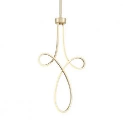 Astor 125-Watt Equivalence Integrated LED Soft Gold Mini Pendant with Etched Silicone Diffuser by George Kovacs -ETi Sales soft gold george kovacs pendant lights p5431 697 l c3 1000