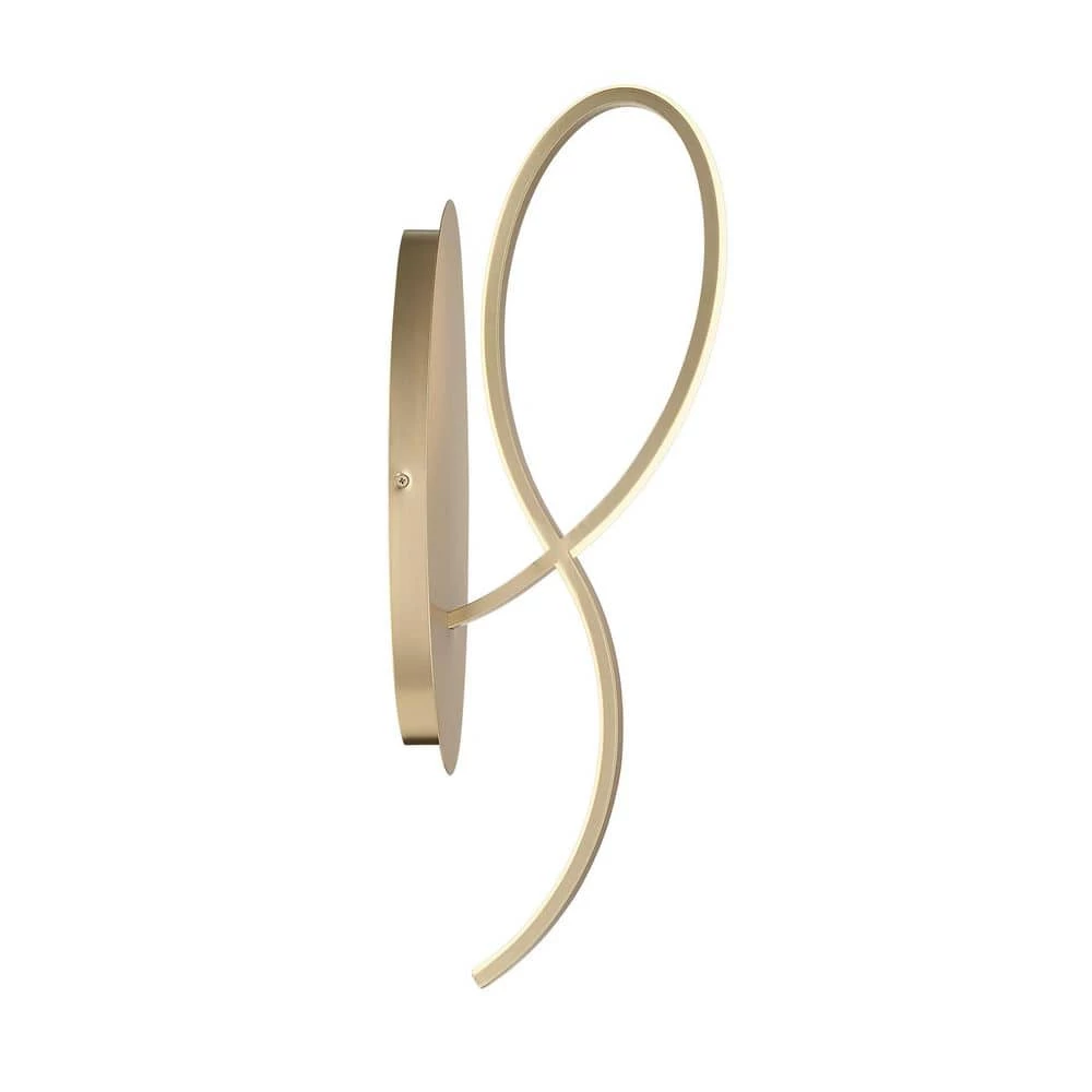 Astor 1-Light Soft Gold LED Wall Sconce with Etched Silicone Diffuser by George Kovacs 3 Astor 1-Light Soft Gold LED Wall Sconce with Etched Silicone Diffuser by George Kovacs - Image 3