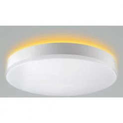 White LED Ceiling Light Fixture Color Preference Flush Mount by ETi -ETi Sales white clear eti flush mount lights 3003036 4f 1000