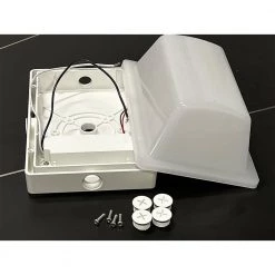 9 in. Rectangular Marine White LED Outdoor Bulkhead Light with Color Preference & Lumen Boost by ETi -ETi Sales white eti bulkhead lights 504091120 4f 1000