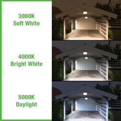 9 in. Rectangular Marine White LED Outdoor Bulkhead Light with Color Preference & Lumen Boost by ETi -ETi Sales white eti bulkhead lights 504091120 a0 1000