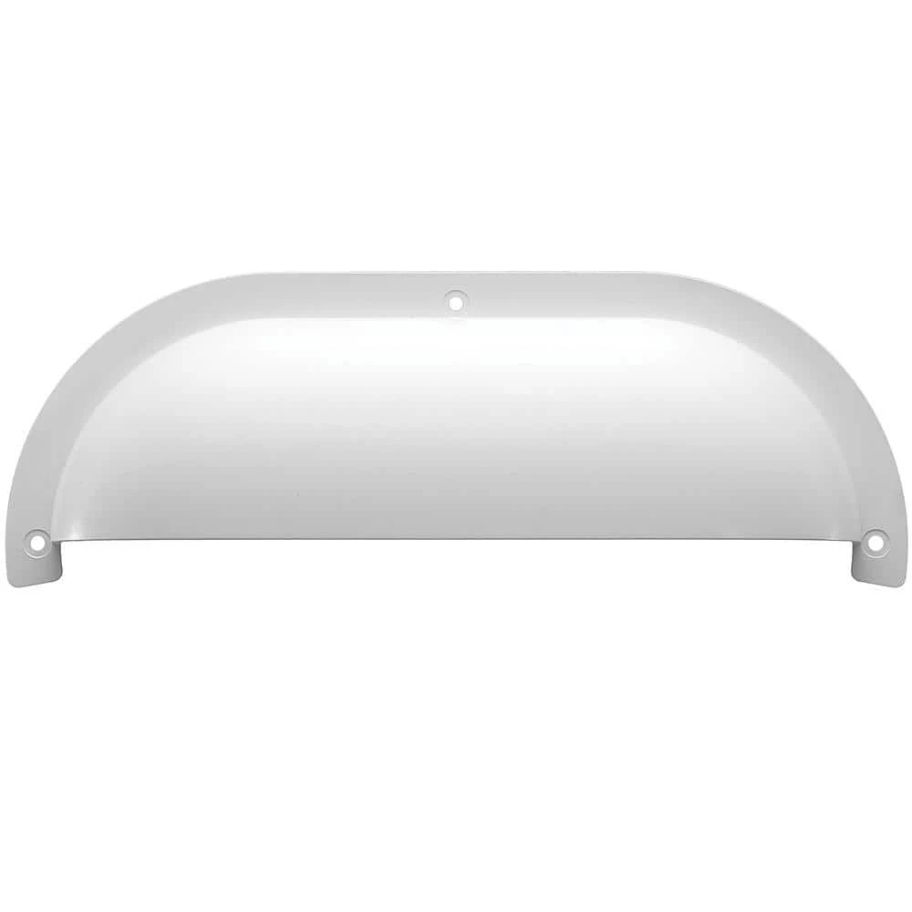 Shorebreaker 10 in. White Half Guard Accessory for Oval Outdoor Bulkhead Light Models 50402111 and 50404111 by ETi 1 Shorebreaker 10 in. White Half Guard Accessory for Oval Outdoor Bulkhead Light Models 50402111 and 50404111 by ETi