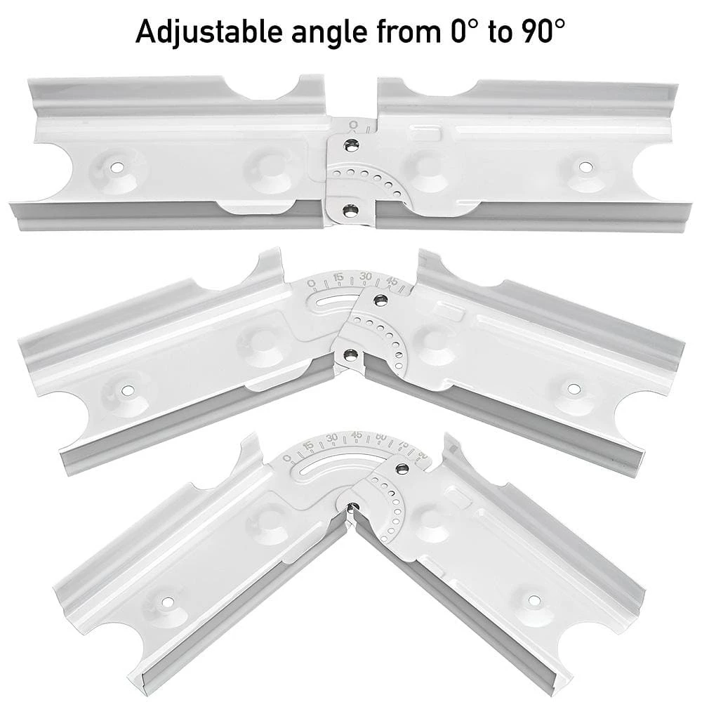 Adjustable Angle Linking Bracket to Mount Only with 4 ft. Commercial Strip Light -Store SKU# 1004330413 and 1004299517 by ETi 2 Adjustable Angle Linking Bracket to Mount Only with 4 ft. Commercial Strip Light -Store SKU# 1004330413 and 1004299517 by ETi - Image 2