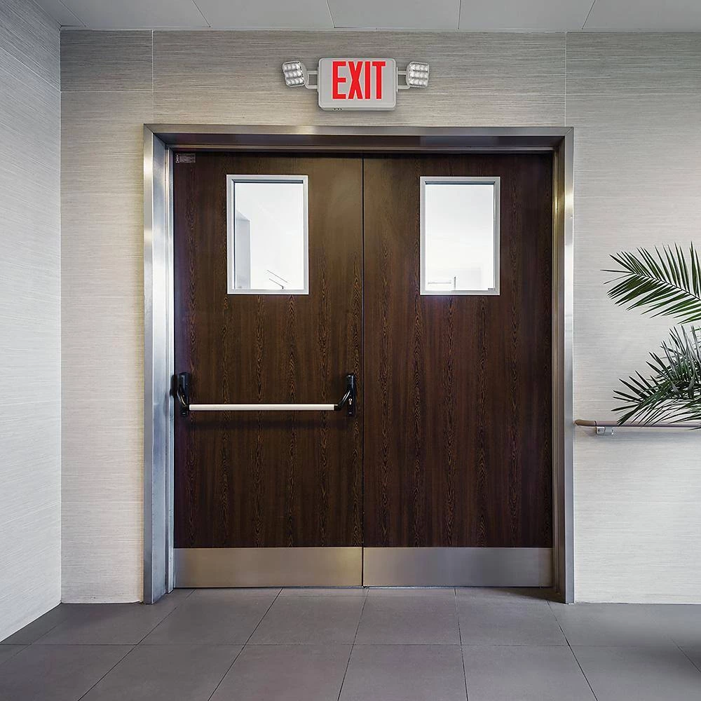 60-Watt Equivalent Combo Integrated LED White Direct Wire with Emergency Light/Exit Sign Battery Backup 6500K (6-Pack) by ETi 2 60-Watt Equivalent Combo Integrated LED White Direct Wire with Emergency Light/Exit Sign Battery Backup 6500K (6-Pack) by ETi - Image 2