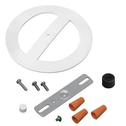 3-Head White Outdoor Integrated LED Security Flood Light 1800 to 3600 Lumens Boost Dusk-to-Dawn Photocell 4000K (4-Pack) by ETi -ETi Sales white eti flood lights 51403142 4pk 44 1000