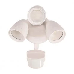 ETi Sales 14 3-Head White Motion Activated Outdoor Integrated LED Flood Light Security Light 1800 to 3600 Lumen Boost 3 CCT by ETi